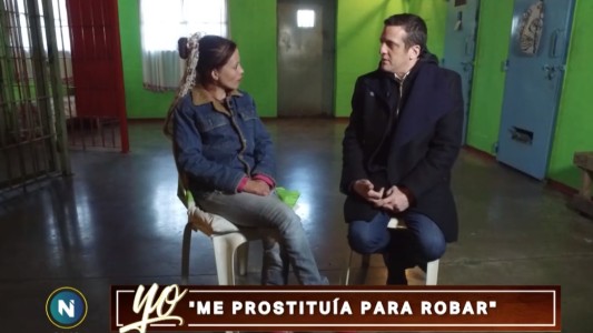 "Yo me prostituía para robar"
