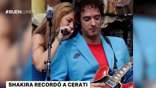 Shakira recordó a Cerati