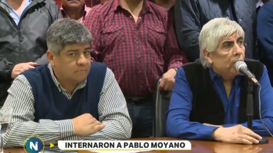 Pablo Moyano sufrió una descompensación y fue internado de urgencia