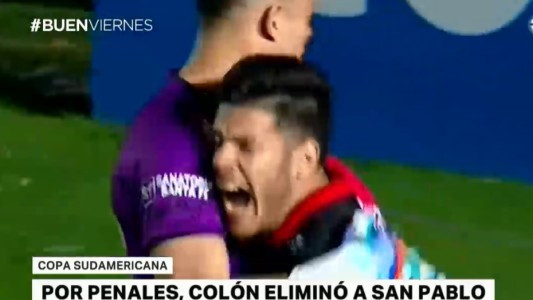 Sudamericana: Colón se dio el gusto, eliminó a San Pablo y se metió en octavos