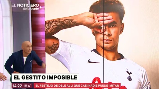 Todos se suman al "Dele Alli Challenge": el festejo más difícil