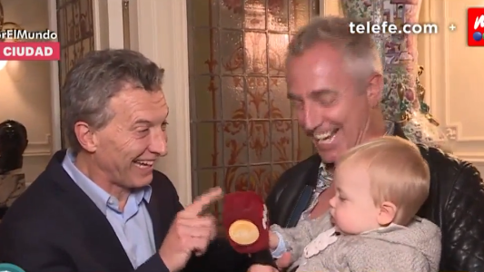 Marley y Mirko visitaron a Mauricio Macri en la Casa Rosada