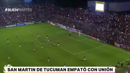 San Martín de Tucumán empató con Unión