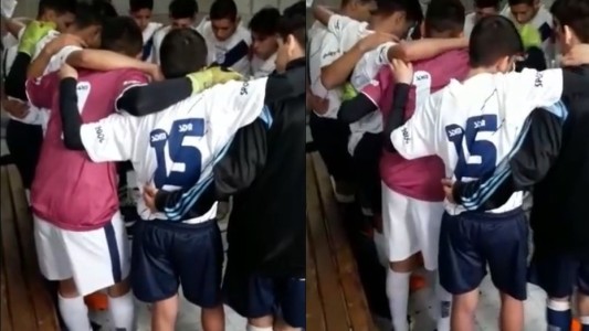 La emotiva arenga de un chico de la octava división de Deportivo Merlo