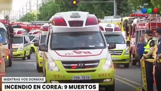 Al menos nueve muertos en incendio en una fábrica de electrónica en Corea del Sur