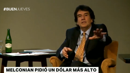 Melconian pidió un dólar más alto