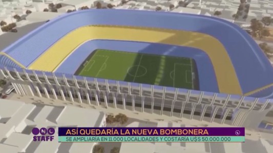 Así quedaría la nueva Bombonera