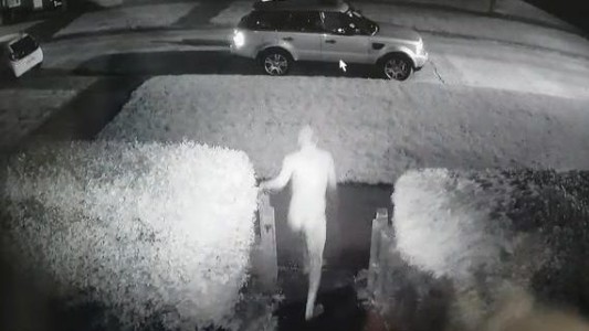 "Soy el ninja desnudo": atrapó a un ladrón que intentaba robarle la camioneta