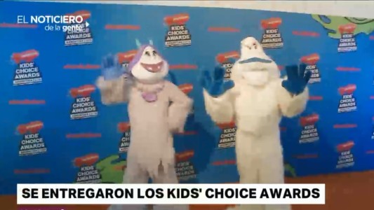 La alfombra naranja de los Kids´ Choice Awards