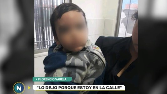 Encontraron a la mujer que abandonó a su bebé de un año con la nota "estoy en la calle"