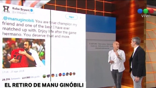 El mundo del deporte saludó a Manu Ginóbili