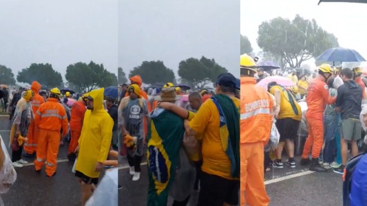Brasilia: un rayo hirió a 30 manifestantes durante una marcha a favor de Bolsonaro