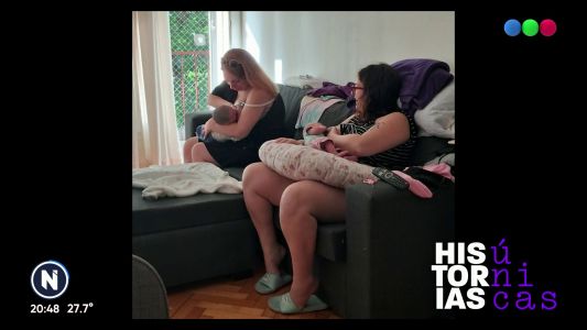 Madre e hija embarazadas al mismo tiempo: la increíble coincidencia que unió sus maternidades