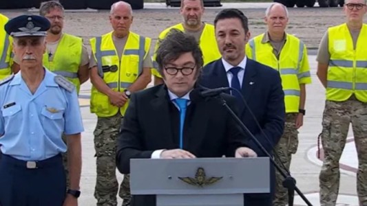 Milei y los F-16: “Un símbolo de la Argentina que estamos construyendo”