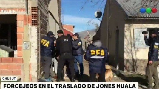Trasladaron a Jones Huala a una prisión de Esquel
