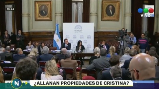 Votarán el jueves la autorización para los allanamientos a Cristina