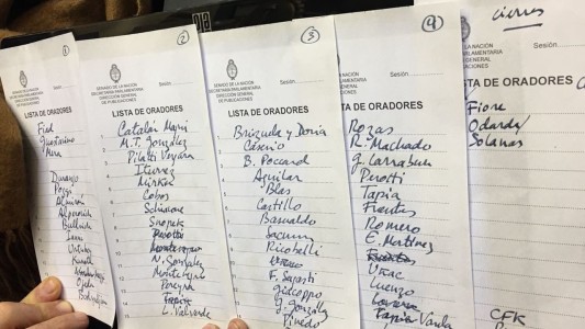 Aborto: hablarán 60 senadores y se votaría después de medianoche