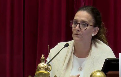 El exabrupto de Gabriela Michetti con Luis Naidenoff: "Es un pelotudo"