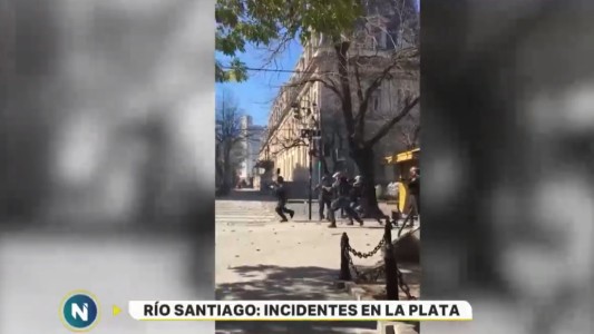 La Plata: incidentes entre la policía y trabajadores de Astilleros Río Santiago