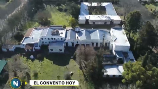 Así está hoy el convento donde José López dejó los bolsos con dinero
