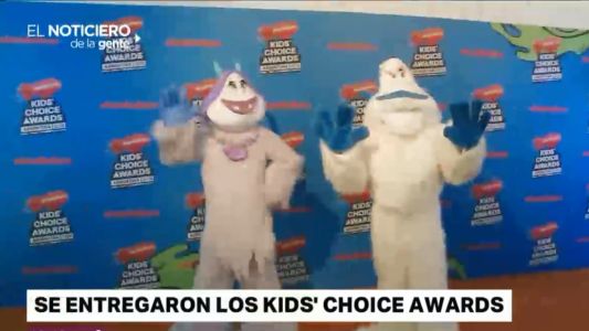 La alfombra naranja de los Kids´ Choice Awards