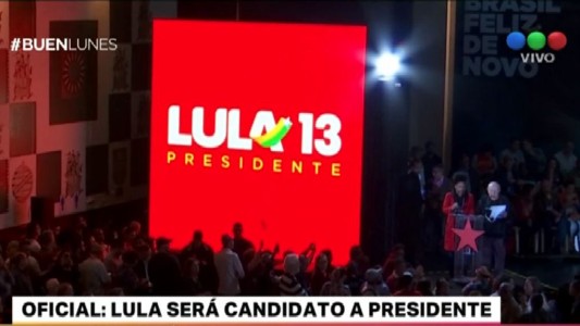 Lula ya es candidato a presidente