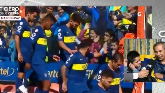 Ternura total: el saludo de Tevez a un pequeño hincha de Boca que se volvió viral