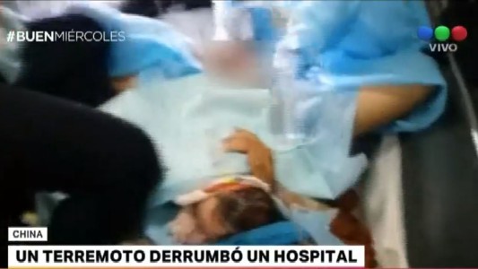 Rescatan a bebés de incubadoras durante un terremoto en China