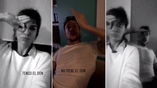 VIDEO: Nico Vázquez intentó hacer el #DeleAlliChallenge y Gimena Accardi se rió de él
