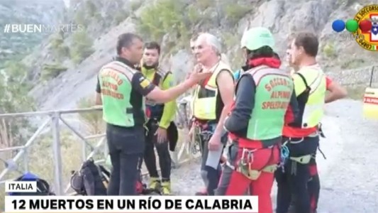 Murieron 12 personas que practicaban rafting en Italia