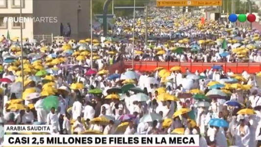 Casi 2,5 millones de fieles en La Meca