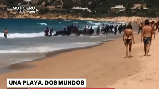 Así desembarcaron refugiados africanos en Cádiz