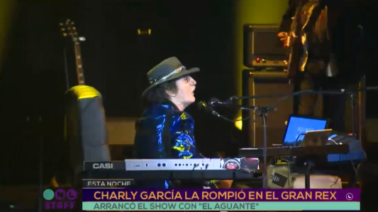 Charly García la rompió en el Gran Rex
