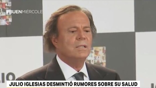 Julio Iglesias desmintió rumores sobre su salud