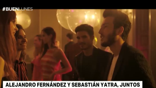 Alejandro Fernández y Sebastián Yatra, juntos