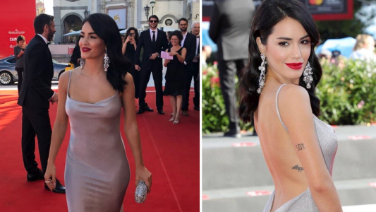 Lali Espósito, un fuego en la alfombra roja de Venecia