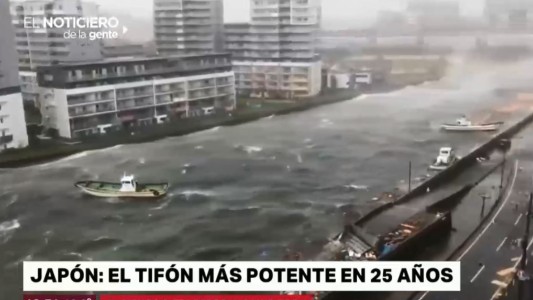 Japón: al menos siete muertos tras el peor tifón en 25 años