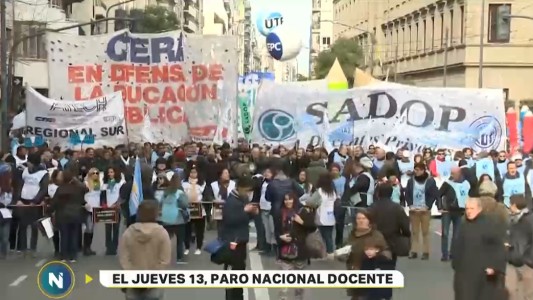 Gremios docentes anunciaron un paro nacional el 13 de septiembre