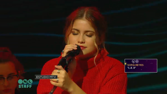 Sofía Reyes la rompió en el Estudio MTV