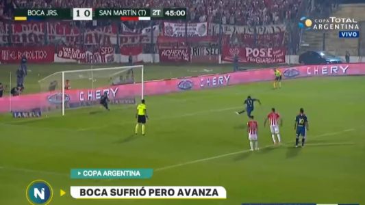 Boca le ganó a San Martín de Tucumán y está en octavos