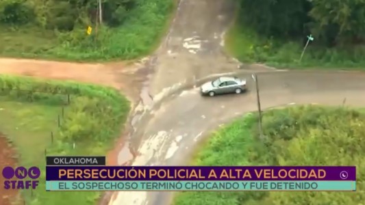 Persecución policial a alta velocidad