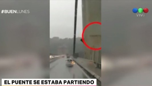 Italia: las pruebas de que el puente se estaba partiendo