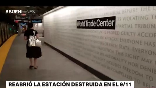 Reabrió la estación destruida el 11 de septiembre