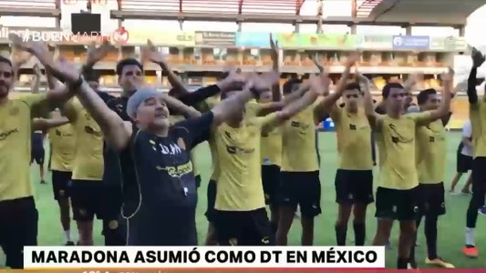 Maradona, DT del ascenso en México: "Asumo esta responsabilidad como quien tiene un hijo en brazos"