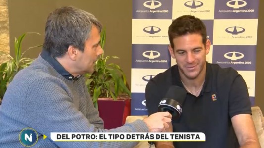 Mano a mano con Del Potro: el tipo detrás del tenista