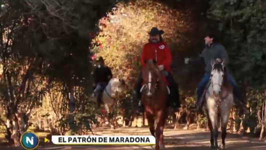 El nuevo "patrón" de Maradona es un personaje rodeado de polémicas