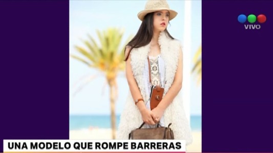 Una modelo que rompe barreras