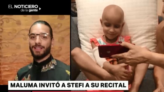 Stefi, la guerrera que conmovió a Maluma