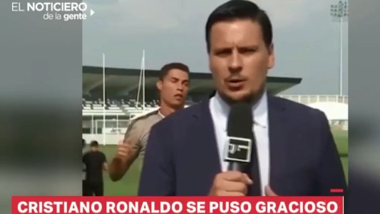 Cristiano Ronaldo se puso gracioso