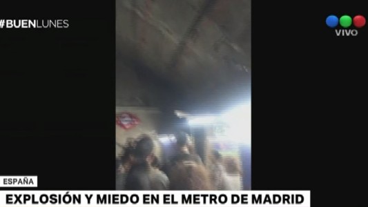 Pánico en el metro de Madrid tras estallar el celular de una pasajera